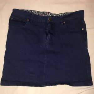 Denim skirt